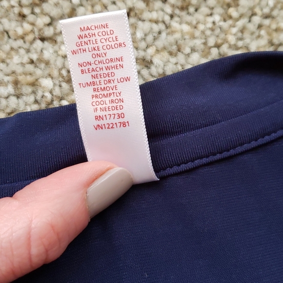 Merona Navy Blue v-neck dress - Picture 8 of 8